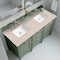 James Martin Vanities Brittany 60in Double Vanity, Smokey Celadon w/ 3 CM Eternal Marfil Top 650-V60D-SC-3EMR - alternate 5